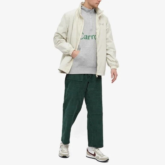 Carrots By Anwar Carrots Men's Wordmark Quarter Zip Crewneck Sweatshirt - Picture 4 of 5